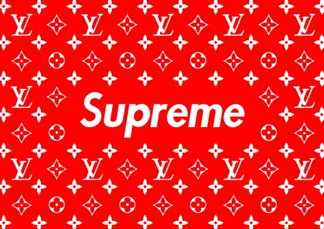 lv and supreme wallpaper